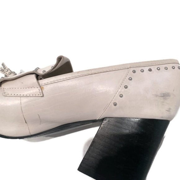 ❌SOLD❌ Marc Fisher Studded Loafers Sz8M - Picture 7 of 8